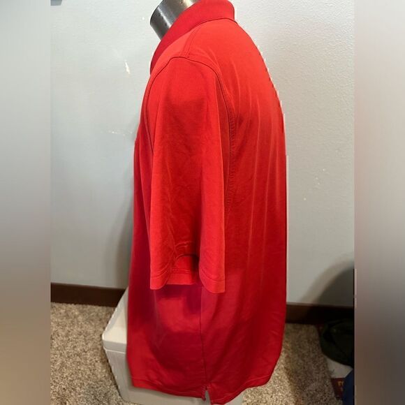 Under Armour HeatGear Mens XXL Solid Red Short Sleeve Polo - Picture 3 of 7